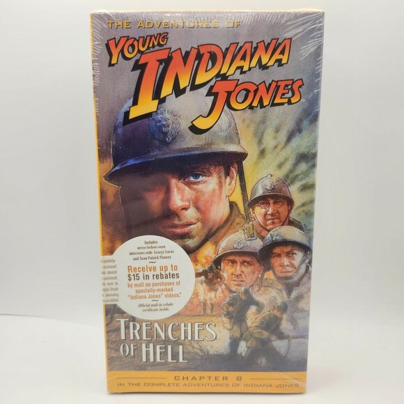The Adventures Of Young Indiana Jones Trenches Of Hell Chapter 8 VHS 1999 Sealed - Picture 1 of 4